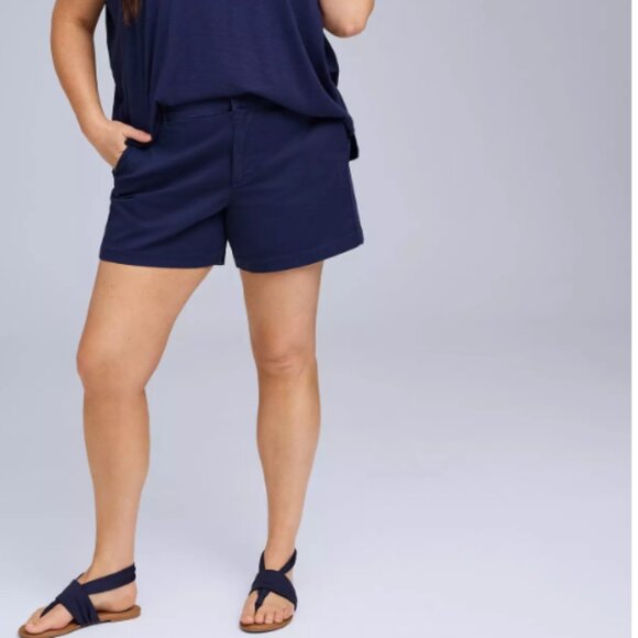 BELLE ISLE BY TORRID- 5'' High-Rise Twill Short women plus size - Picture 7 of 11
